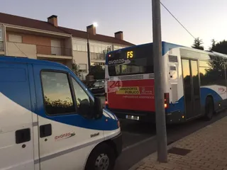 Avería de un autobús de Avanza Bus en Villamayor