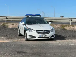 Coche de la Guardia Civil de Tráfico. Foto de archivo