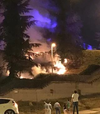 Incendio en San José.
