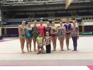 Buenos resultados del Club Rítmica Salamanca en el Regional absoluto por equipos