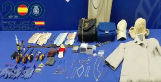 Efectos recuperados por la Policía Nacional