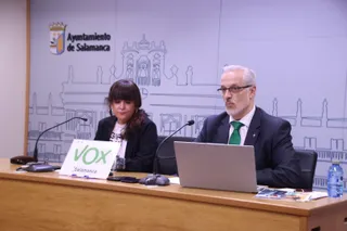 Rueda de prensa de Pérez de la Sota y Maria Carpio