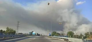 Incendio en Guarda (Portugal)