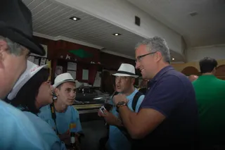 Ambiente previo a las fiestas de Guijuelo