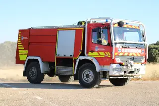 Dotación de Bomberos de Diputación. Foto S24H