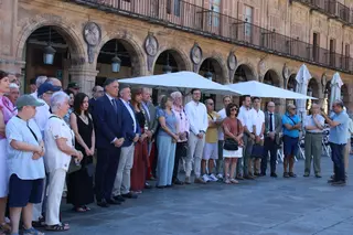 Salamanca celebra un solemne minuto de silencio en solidaridad con la tragedia de Venezuela