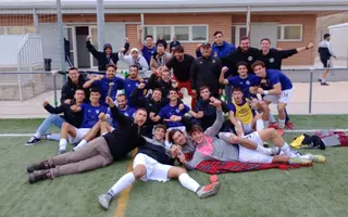 Los jugadores del Ciudad Rodrigo celebran la victoria ante Unionistas B | FOTO CIUDAD RODRIGO
