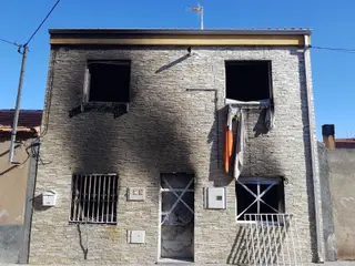 El domicilio en el que falleció Sheila a consecuencia del incendio