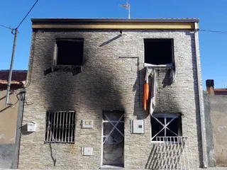 El domicilio en el que falleció Sheila a consecuencia del incendio