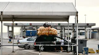 La frontera de Algeciras en el primer día de la Operación Paso del Estrecho, tras dos años en suspensión. ANTONIO SEMPEREEUROPA PRESS VIA GETTY IMAGES