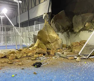 Pistas de pádel, ubicadas en la avenida Río Tormes