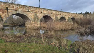 Crecida del Río Tormes por el Puente Romano