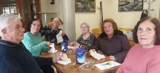 Taller mayores elaboración saco térmico en Carbajosa