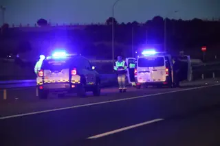 Guardia Civil en la A-62