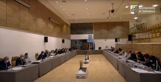 Pleno municipal Ayuntamiento de Salamanca. Imagen Ayuntamiento de Salamanca.