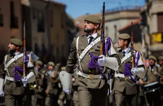 Acto de homenaje a los caídos en la Guerra de la Independencia en Ciudad Rodrigo. Foto Vicente | ICAL