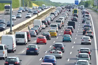 Tráfico, atasco, coches, vehículos, carretera,