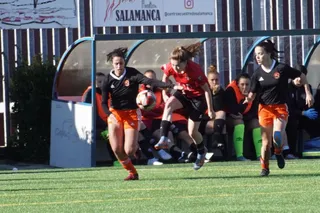 Partido entre el Salamanca Fútbol Femenino y Parquesol