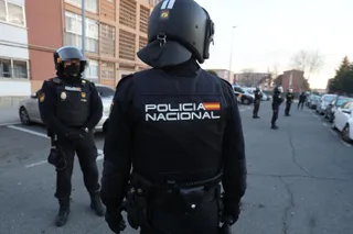 Policía Nacional calle Maestro Serrano, Salamanca. | Foto archivo