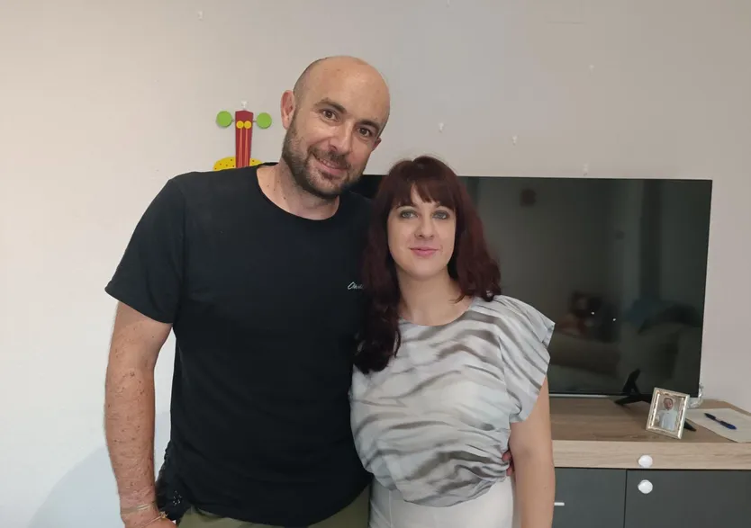 Tania Ruano y Carlos Sanchidrián, director del documental de Amazon Prime