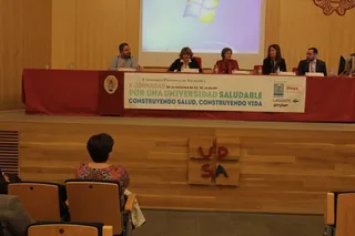Expertos sanitarios intervienen en las fiestas de la Facultad de Ciencias de la Salud 'Por una Universidad saludable'