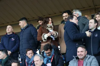 Ambiente en las gradas del Reina Sofía en el partido de Unionistas contra el Villarreal