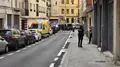 Ambulancia, Bomberos De Salamanca, Policía Nacional Y Policía Local Ante La Precipitación De Una Persona En La Calle León Felipe 2