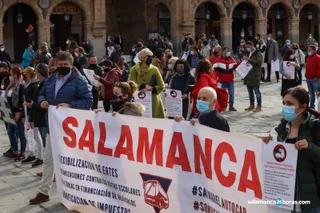 Manifestación Autónomos Plaza Mayor (9)