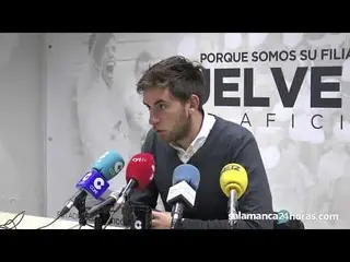 Rueda de prensa tras el Salmantino - La Virgen