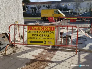 Cortes de tráfico acera obras sur carretera de béjar saavedra y fajardo (5)