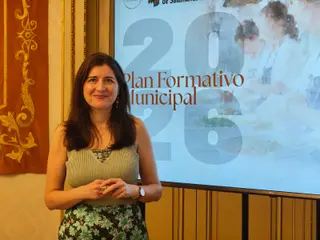 Miryam Rodríguez en la presentación del Plan Formativo Municipal