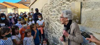 Ida Vitale en Juzbado. ARCHIVO 