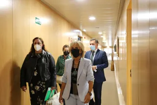 La consejera de Sanidad se ha reunido con la secretaria general autonómica de Satse. ICAL