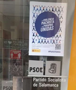 Foto PSOE punto violeta