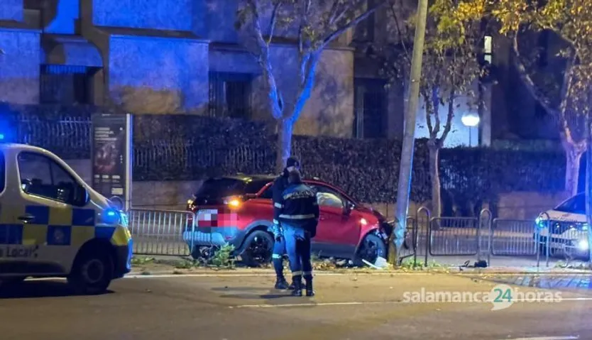 Choque en el paseo de San Vicente