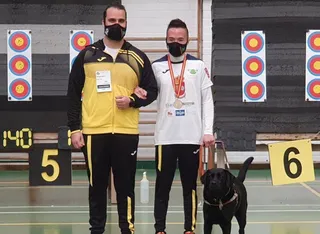 Daniel Martín Anaya, del Campeonato de Castilla y León de tiro con arco al clasificatorio para la Copa de Europa