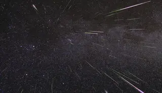 Perseidas en una foto de archivo de Europapress. IAA-CSIC