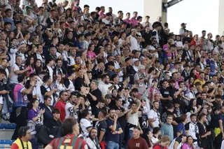 Foto de archivo del partido entre Unionistas y la Cultural. 