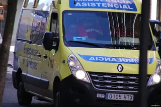 Ambulancia en foto de archivo