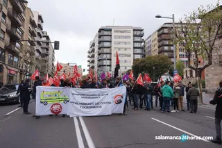 Movilización contra el cierre del centro de coordinación de trabajadores de ambulancias (7)