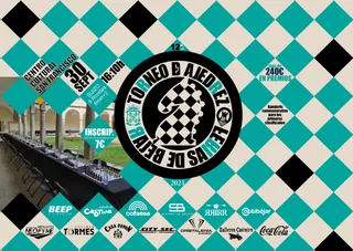 Cartel 12º ajedrez ferias de Béjar sept 2023