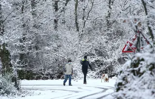 Nieve en la Sierra de Béjar