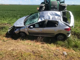 Accidente en la carretera de Alba de Tormes, en Salamanca | Salamanca 24 Horas