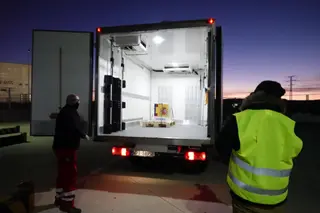 Las primeras vacunas llegadas a España