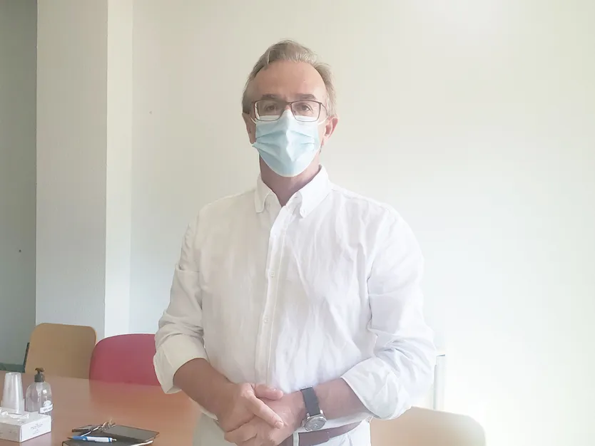 Marcelo Jiménez, coordinador de la Unidad de Robótica del Complejo Asistencial Universitario de Salamanca