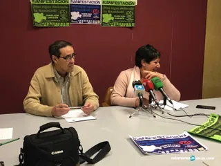 Regina Moreiro y Diego Castro, Asociación de Vecinos 'Canto Blanco'. Foto de archivo