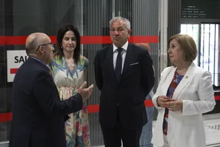 El delegado del Gobierno visita las obras de la Subdelegación