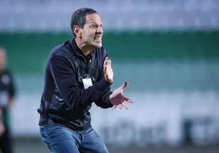 José Luis Acciari, durante su etapa en el PFK Beroa