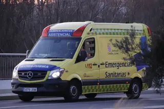 Ambulancia. Foto de archivo