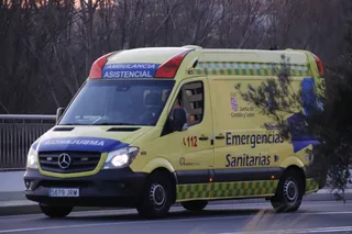 Ambulancia. Foto de archivo